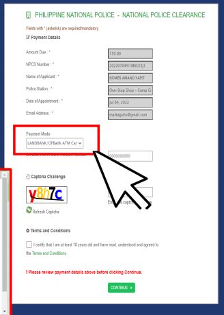 National Police Clearance Guide: Steps & Certificate 2025 10 Step 3 Settle Online Payment